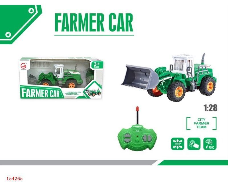 TRACTOR CON PALA R/C 1:28