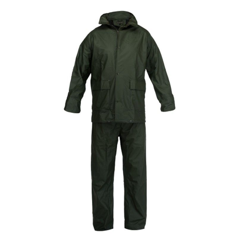 Trajes de agua de poliuretano verde termosellados