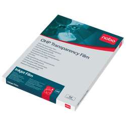 Transparencia NOBO universal impresoras inkjet (Caja 50)