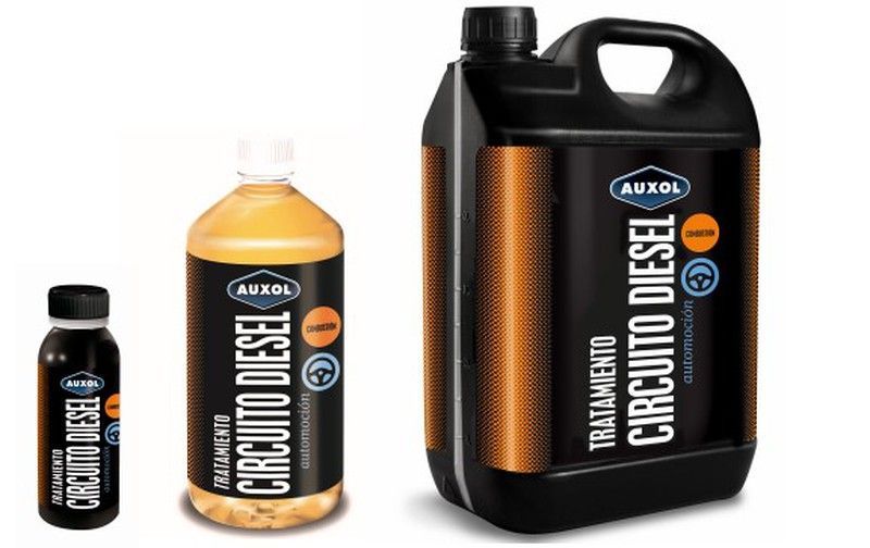 Tratamiento limpiador circuito/combustion Diesel Auxol