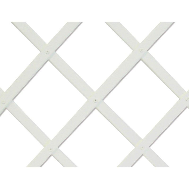 Trelliflex celosia de plastico 0,5x1,5mts blanca 22x6mm