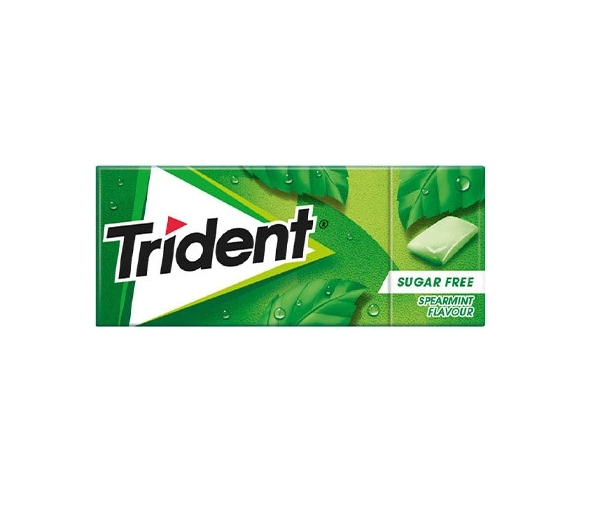 Trident Gragea Hierbabuena (24 unidades). Chicle Sin azucar Hierbabuena