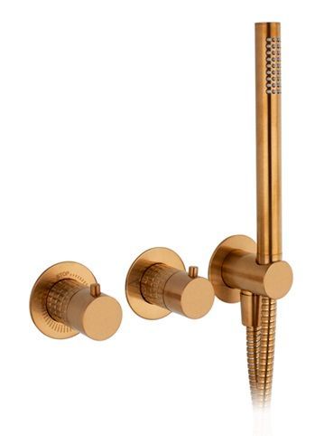 TRIM EMPOTRADO DE DUCHA HORIZONTAL, CON 2 SALIDAS Y PLAFONES