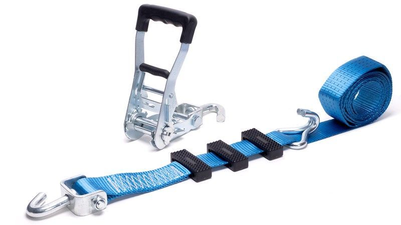 Trincaje amarre portacoches 3 ganchos 2.5 m  EN 1295-2