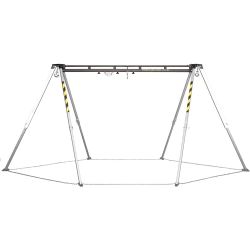 TRIPODE ARAÑA, C/RIEL 230cm Y TRIPODE, APTO 2 PERSONAS 6 PATAS