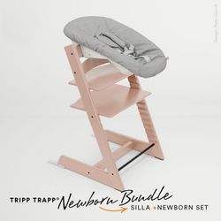 Tripp Trapp Serene Pink Newborn Bundle