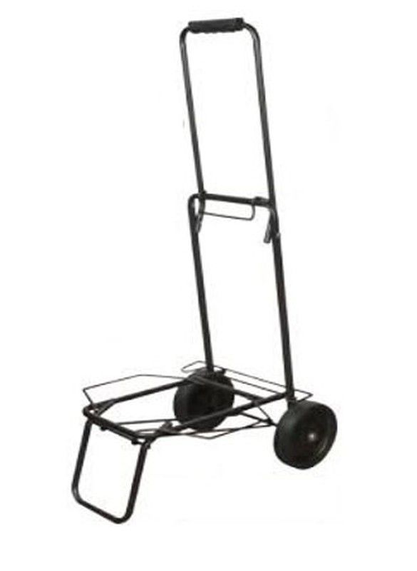 TROLLEY HIERRO NEGRO RUEDAS Y CUERDAS