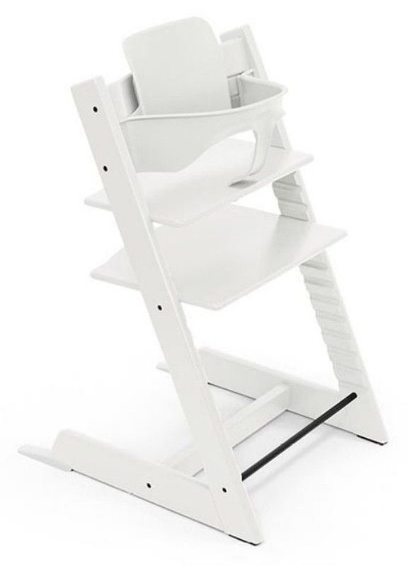 Trona Tripp Trapp Blanca + Baby Set color blanco de Stokke