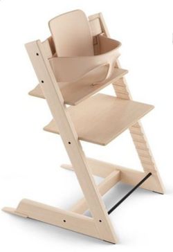 Trona Tripp Trapp natural + Baby Set color natural de Stokke