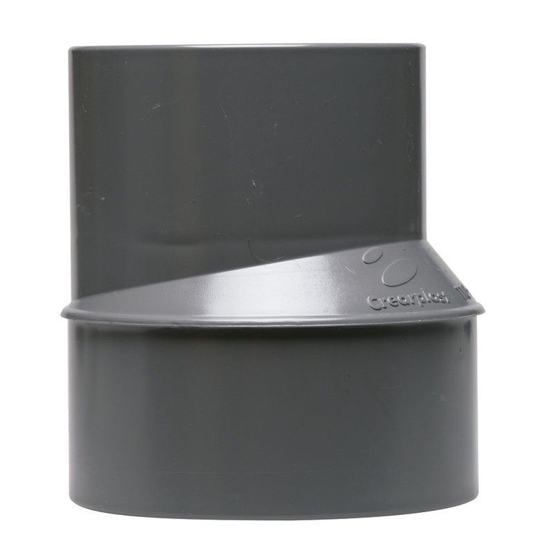 Tubería flexible de PVC CREARPLAST Crearflex y accesorios para evacuación. Acc.Pvc. Reduccion Excentrica 50-40