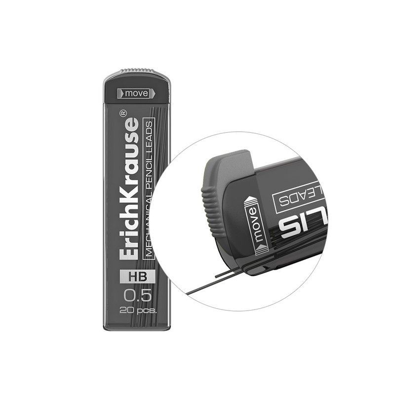 Tubo 20 minas 0,5mm. HB Megapolis ErichKrause