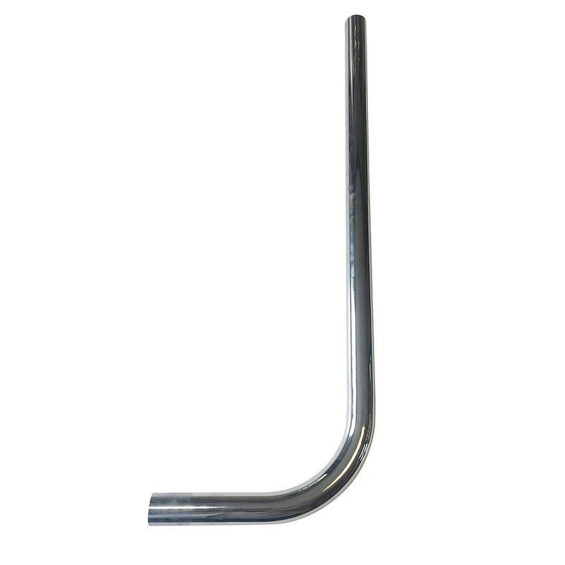 Tubo curvo fluxor d28 52x20 cromo Presto