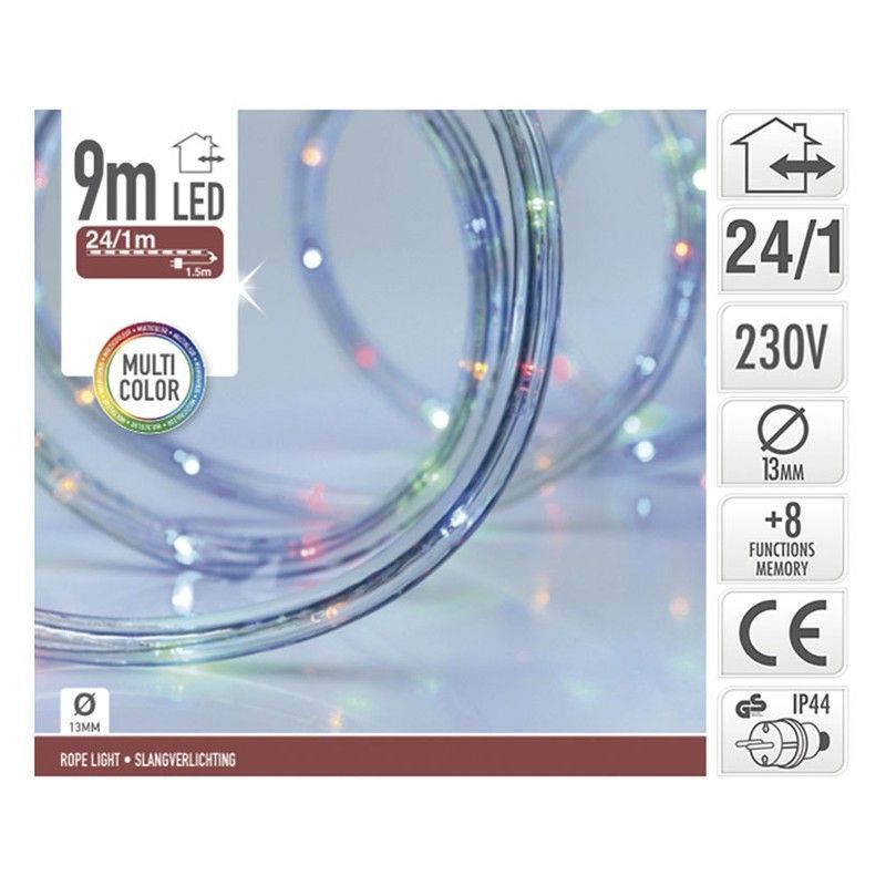 Tubo luces led multicolor. 9 m.