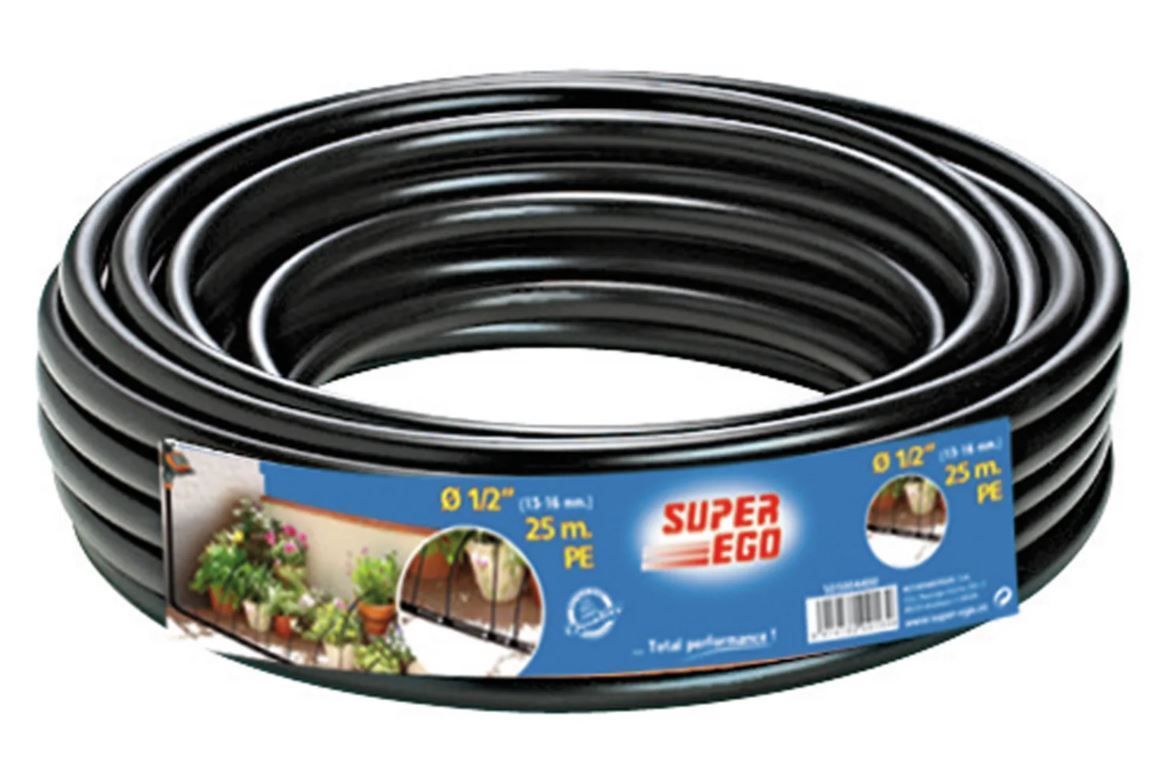Tubo PE para riego 1/2" 50 m