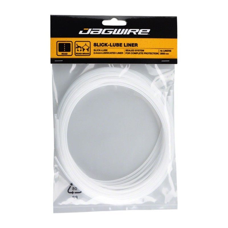 Tubo slick lube liner jagwire 2300 mm transparente (4 unidades)