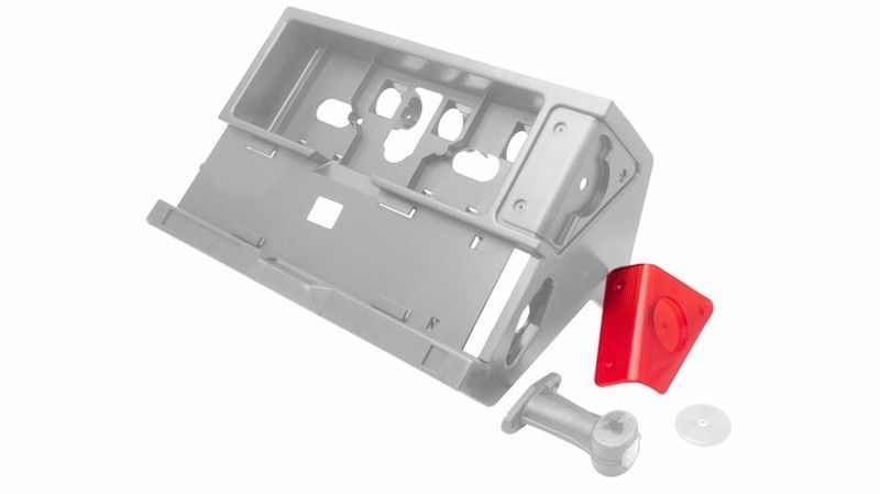 Tulipa cantonera derecha (lado acompañante) roja esquina porta piloto trasero Lecitrailer