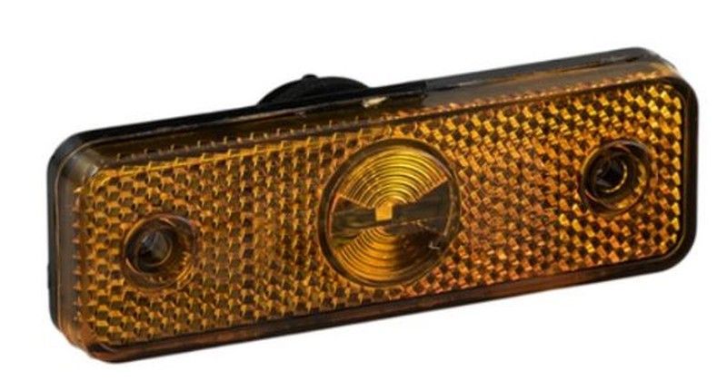 Tulipa LED Ámbar Flatpoint 24v Para Luz De Posición