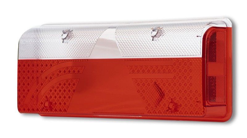 Tulipa trasera remolque derecha (lado acompañante) con ventana luz matricula Europoint III Aspock