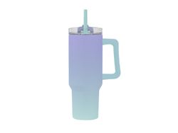 Tumbler Termo de Viaje Gigante 1200 ml sombreada lila/verde azulado ITotal Ideal Regalo