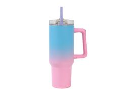 Tumbler Termo de Viaje Gigante 1200 ml sombreada rosa/azul ITotal Ideal Regalo