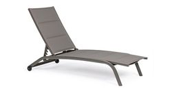 Tumbona con ruedas Cleopas color tortora ZH12