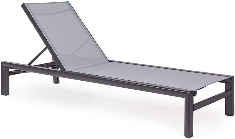 Tumbona Skipper New color blanco con ruedas YK11