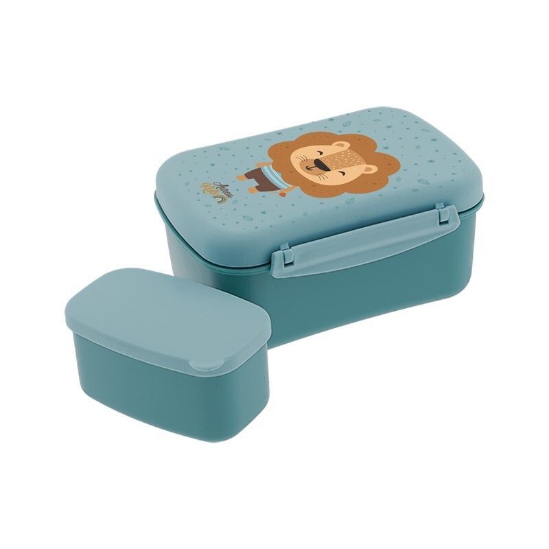 Tupper Infantil Hermético Emerald Lion Creative Story