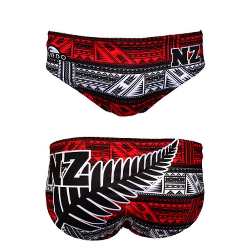 TURBO bañador waterpolo slip New Tribal Rojo