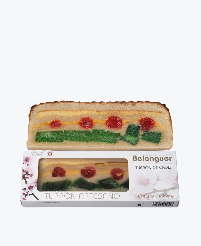 Turrón Artesano Belenguer de Cádiz Frutas Confitadas