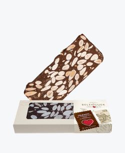 Turron Artesano Belenguer Trufado Chocolate con Almendras 300 grs