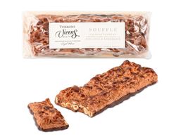 Turrón Artesano Soufflé duro avellana chocolate 300 grs Vicens