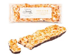 Turrón Artesano Soufflé duro crujiente almendra base chocolate 300 grs Vicens