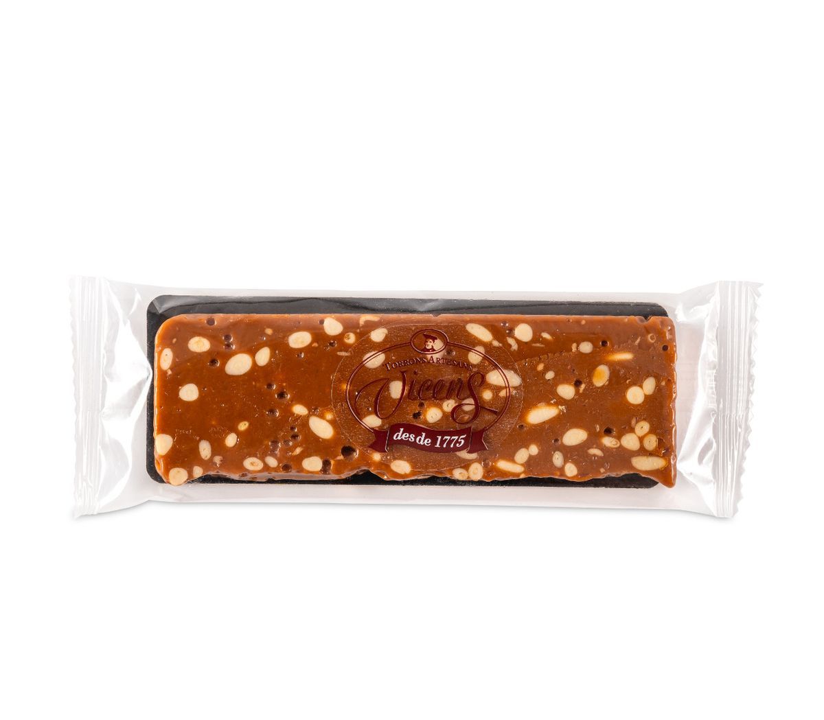 Turrón Artesano Toffee con piñones 80 grs Vicens
