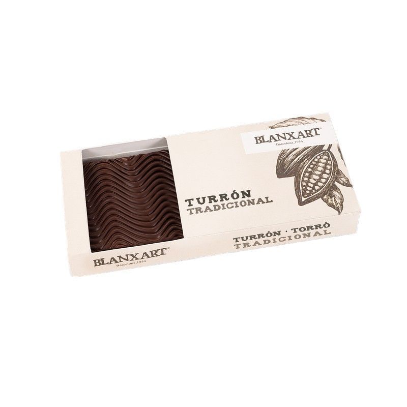 Turron de coco y chocolate negro blanxart 300 grs