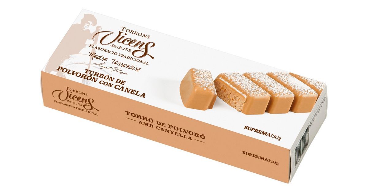 Turrón Excellence Polvorón 140 grs Vicens