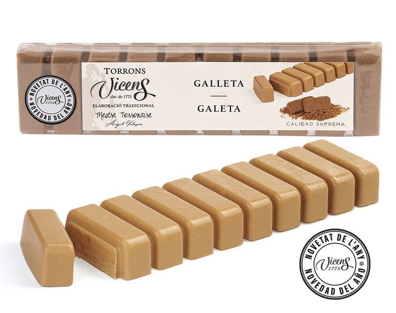 Turrón galleta vicens especial 300g