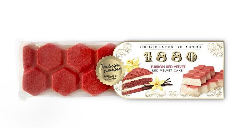 Turrón Red Velvet 300g 1880 Artesano