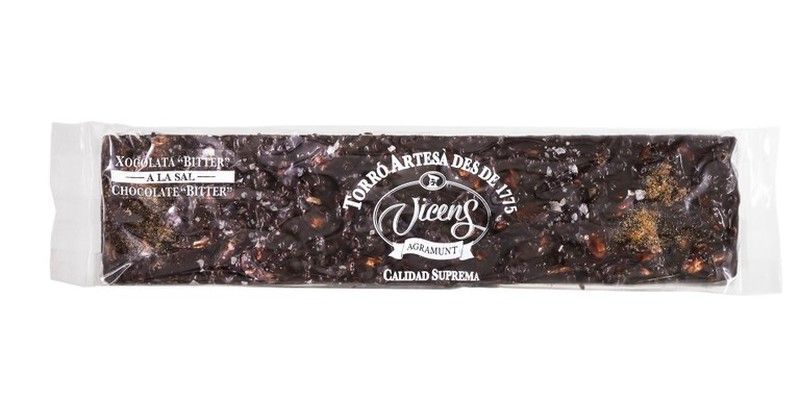 Turrón vicens a la sal bitter especial 250g