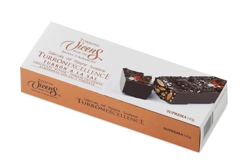 Turrón Vicens A la sal Excellence 140g Artesano