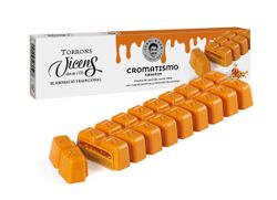 Turrón Vicens Cromatismo con Praliné de Naranja Chef Jordi Roca 300g en Estuche Especial para Regalo
