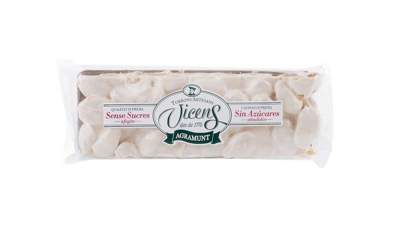 Turrón vicens duro con edulcorantes 80g