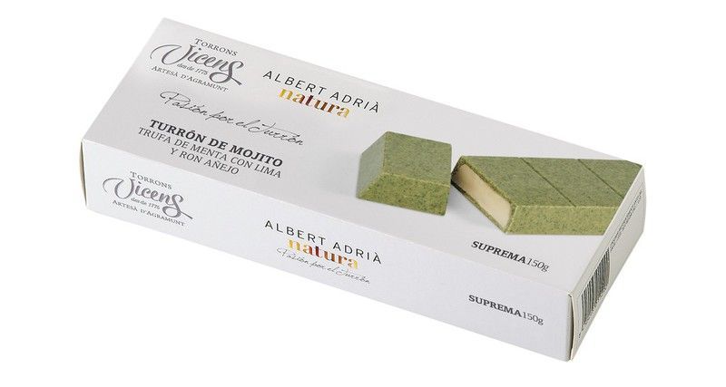 Turrón Vicens Mojito Adrià Natura 140g Artesano