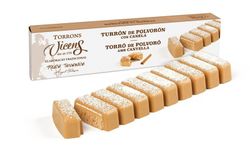 Turrón Vicens Polvorón con Canela Especial 300 grs