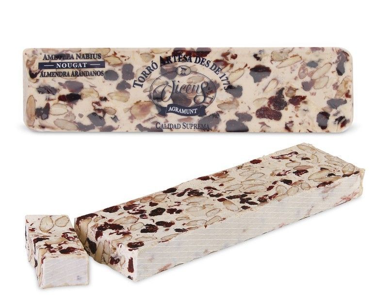 Turrón Vicens Semiduro almendra y arándanos Especial 300g
