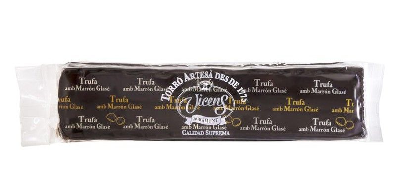 Turrón vicens trufa la marrón glacé especial 300g