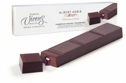 Turrón vicens vinagre y frambuesa especial albert adria 300g