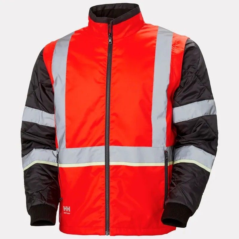 Uc-Me Insulator Helly Hansen Hi Vis Red/Ebony