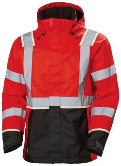 Uc-Me Shell Jacket Helly Hansen Hi Vis Red/Ebony