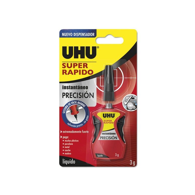 Uhu Super Rápido Precisión (Líquido) 3g Ref. 36566