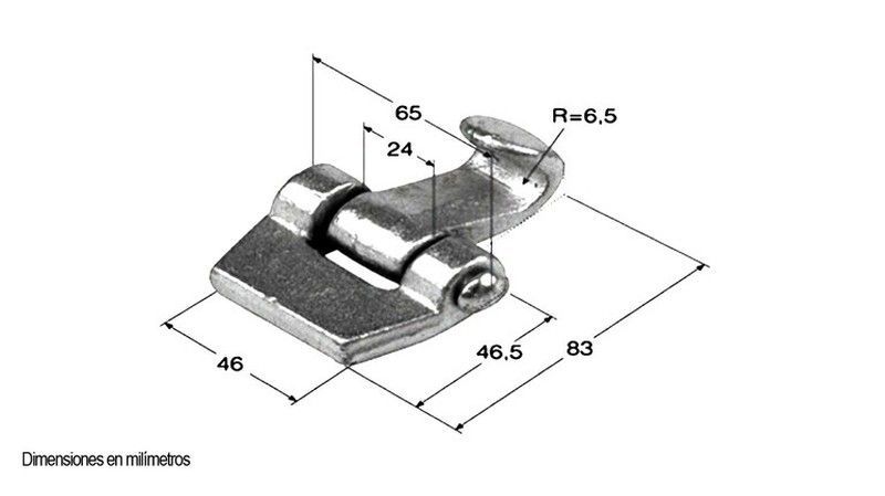 Uña forja articulada 83